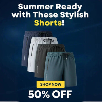 Premium Men’s Summer Shorts – 4-Pack | Comfort & Style